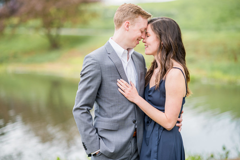 Giggly Overcast Engagement Session at Boar's Head Resort in Charlottesville - Hunter and Sarah Photography