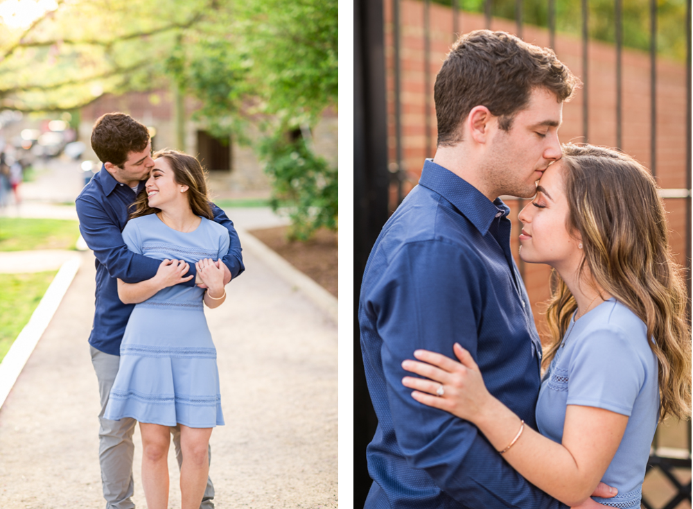 Giggly Urban Engagement Session in Old Town Alexandria - Hunter and Sarah Photography