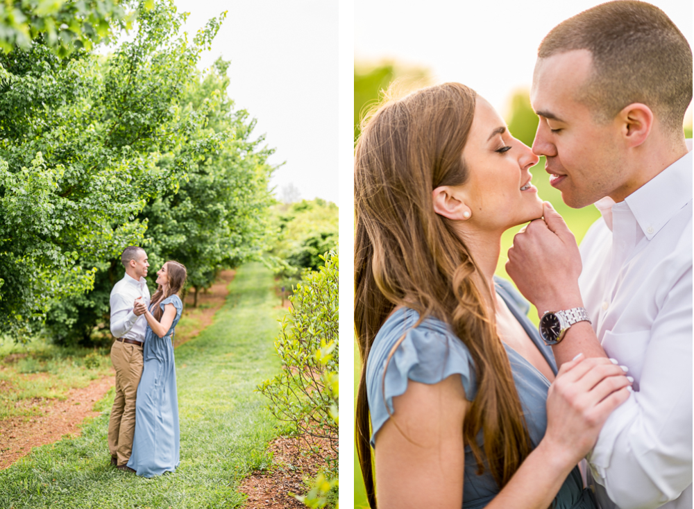 Romantic Military Engagement Session at The Market at Grelen - Hunter and Sarah Photography