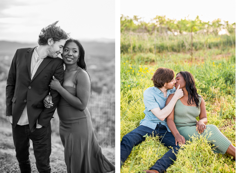 Epic and Giggly Engagement Session at Carter Mountain Apple Orchard - Hunter and Sarah Photography