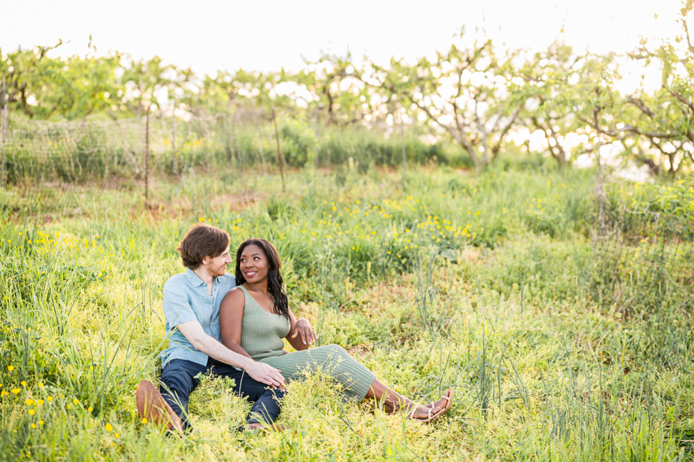 Epic and Giggly Engagement Session at Carter Mountain Apple Orchard - Hunter and Sarah Photography