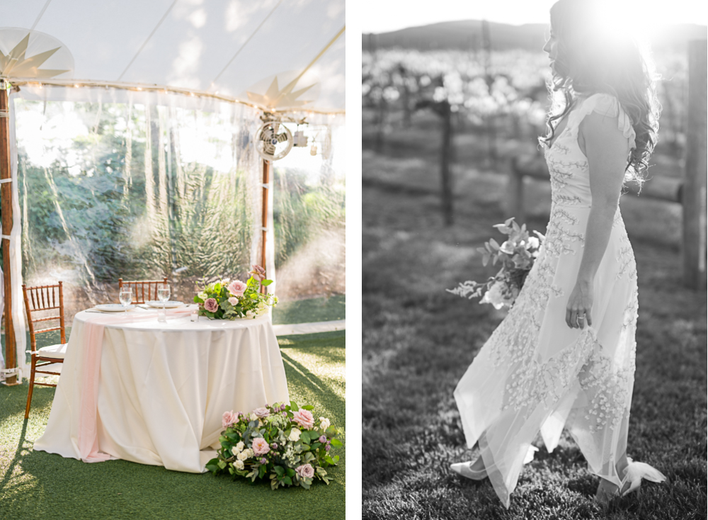 Stylish Spring Wedding at Keswick Vineyards - Hunter and Sarah Photography