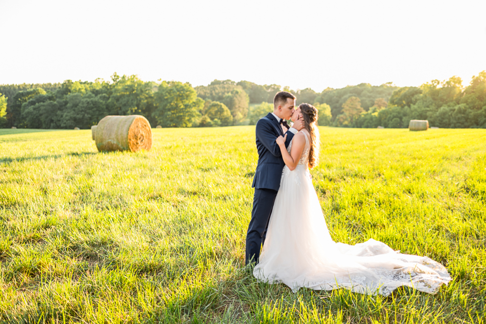 Country Summer Wedding at Private Family Farm - Hunter and Sarah Photography