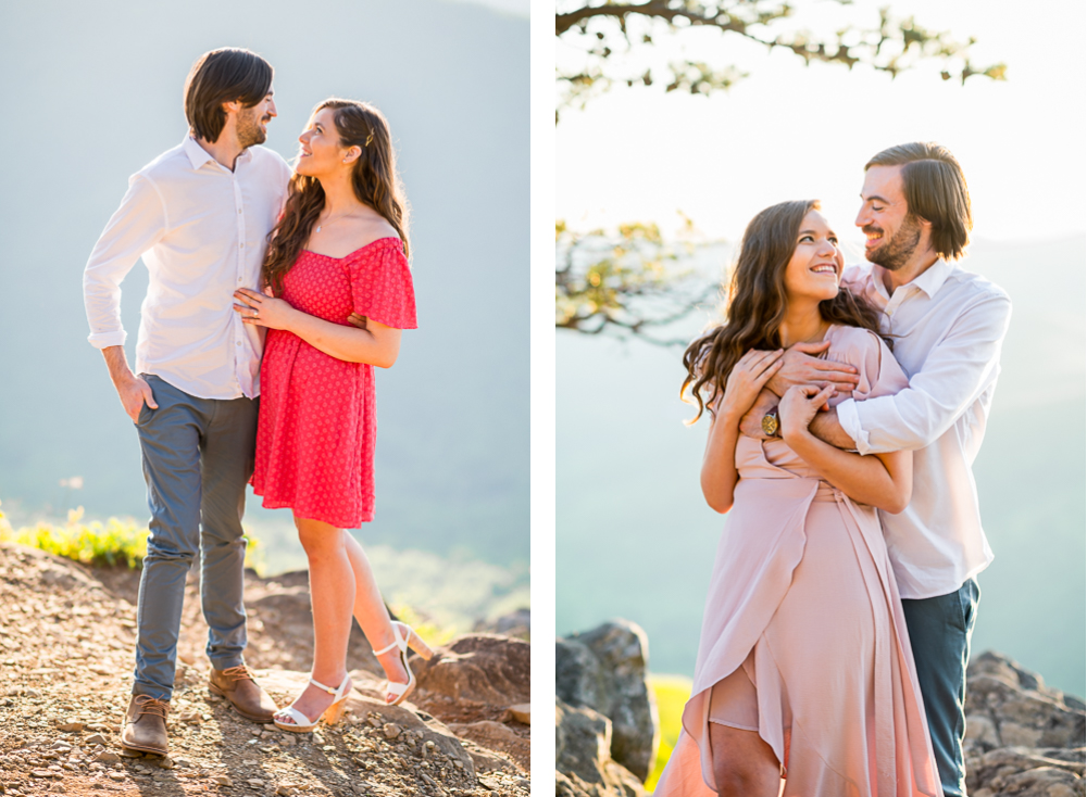 Loving, Fluffy Anniversary Session at Raven's Roost Overlook - Hunter and Sarah Photography