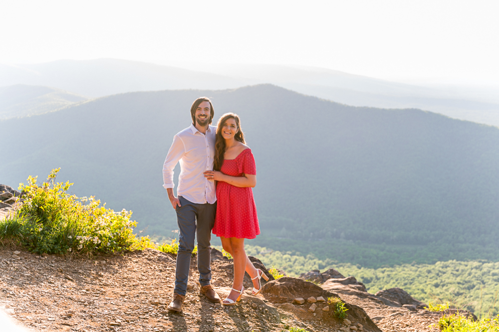 Loving, Fluffy Anniversary Session at Raven's Roost Overlook - Hunter and Sarah Photography