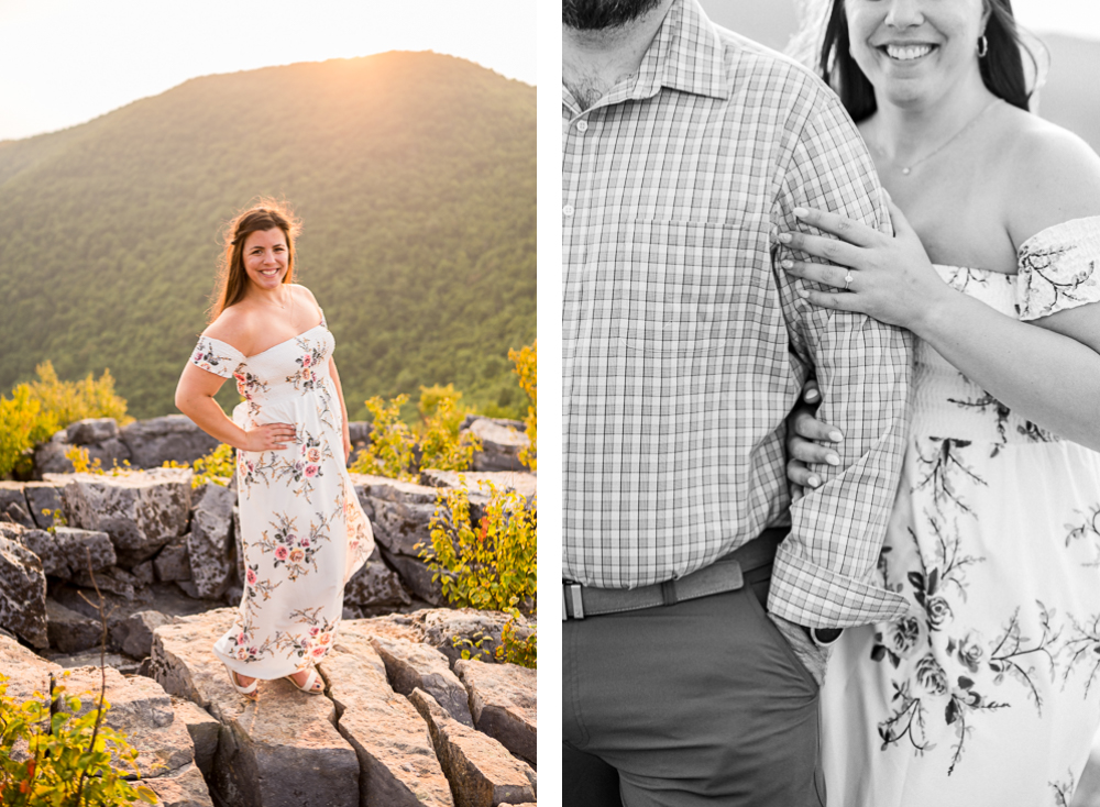 Cute Engagement Session in Shenandoah National Park - Hunter and Sarah Photography