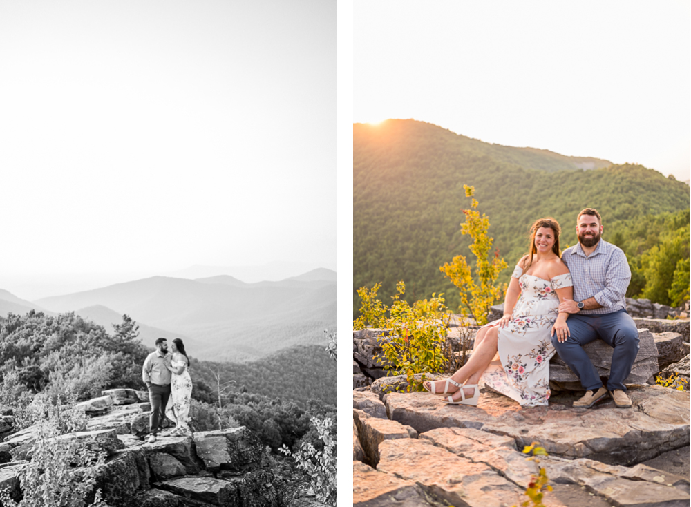 Cute Engagement Session in Shenandoah National Park - Hunter and Sarah Photography