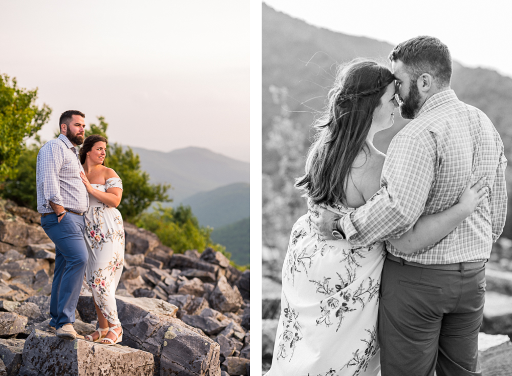 Cute Engagement Session in Shenandoah National Park - Hunter and Sarah Photography