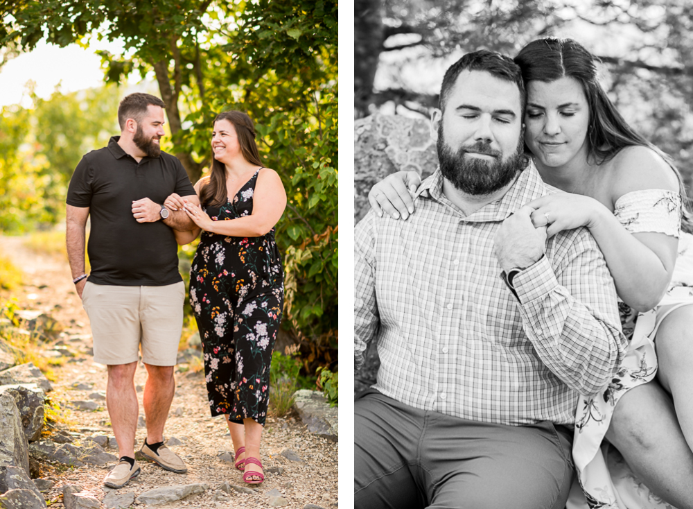 Cute Engagement Session in Shenandoah National Park - Hunter and Sarah Photography