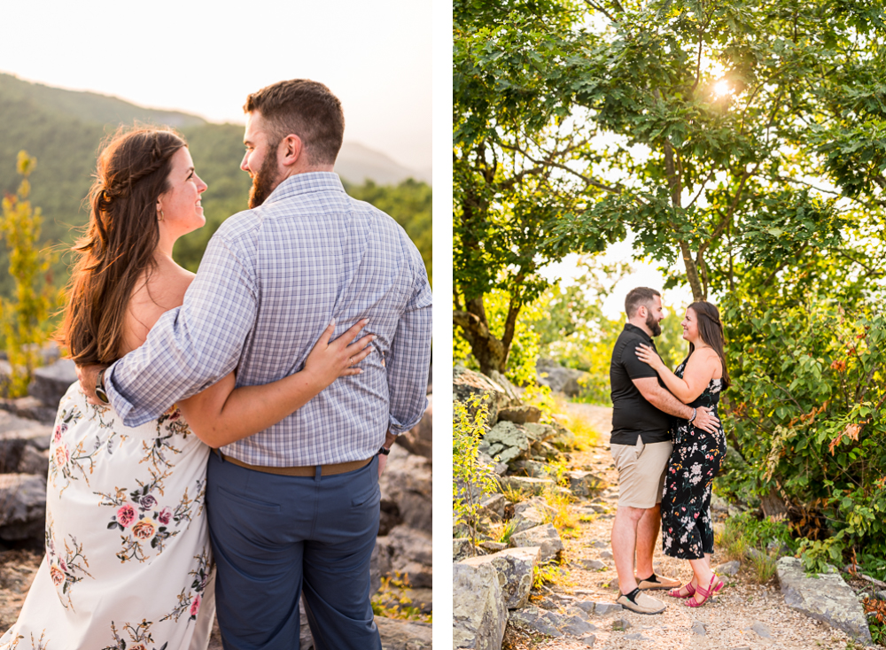 Cute Engagement Session in Shenandoah National Park - Hunter and Sarah Photography