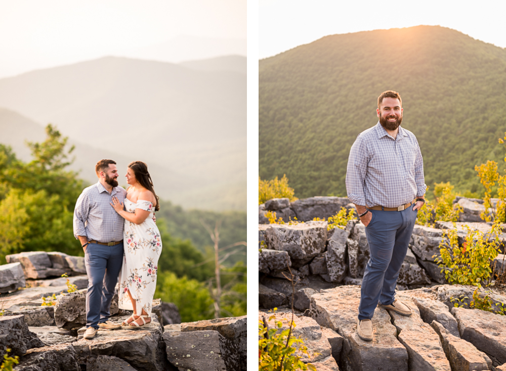 Cute Engagement Session in Shenandoah National Park - Hunter and Sarah Photography