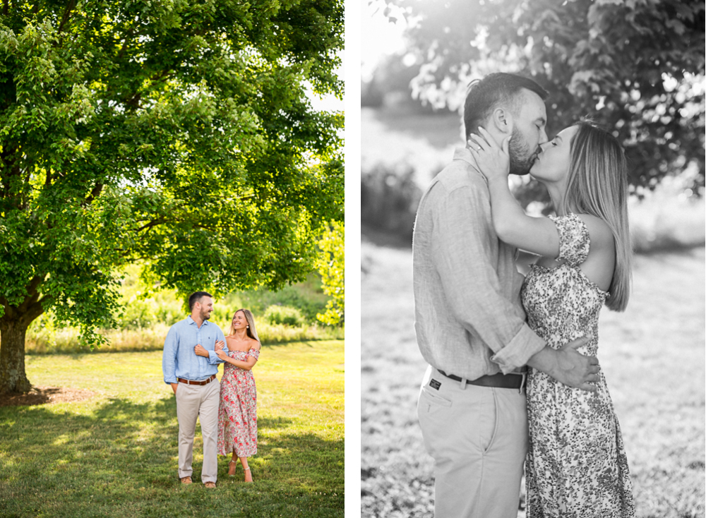 Golden Engagement Session at Boars Head Resort - Hunter and Sarah Photography