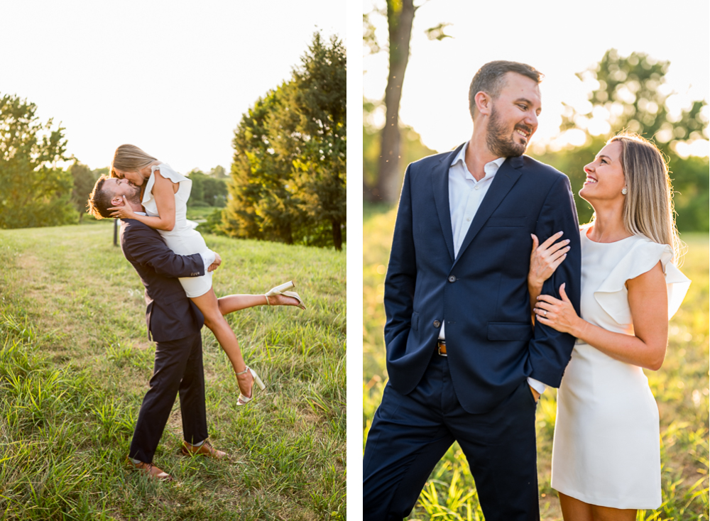 Golden Engagement Session at Boars Head Resort - Hunter and Sarah Photography