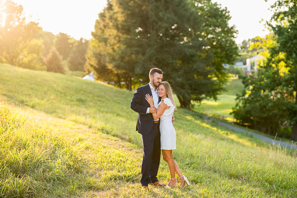 Golden Engagement Session at Boars Head Resort - Hunter and Sarah Photography