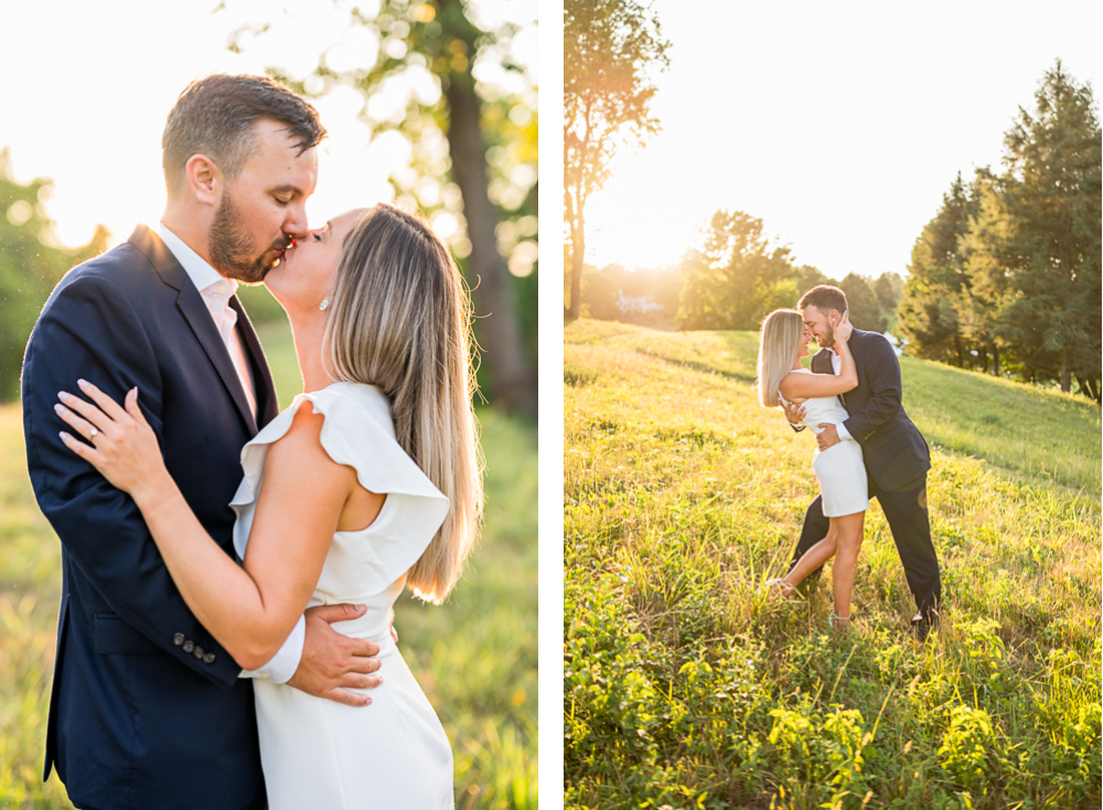 Golden Engagement Session at Boars Head Resort - Hunter and Sarah Photography