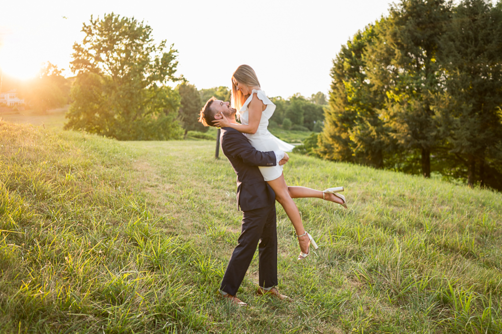 Golden Engagement Session at Boars Head Resort - Hunter and Sarah Photography