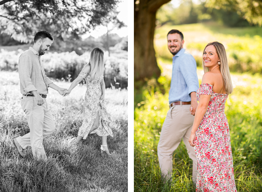 Golden Engagement Session at Boars Head Resort - Hunter and Sarah Photography