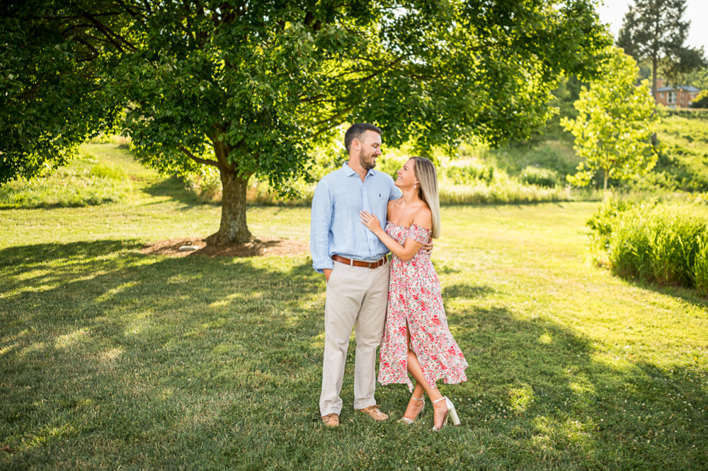 Golden Engagement Session at Boars Head Resort - Hunter and Sarah Photography