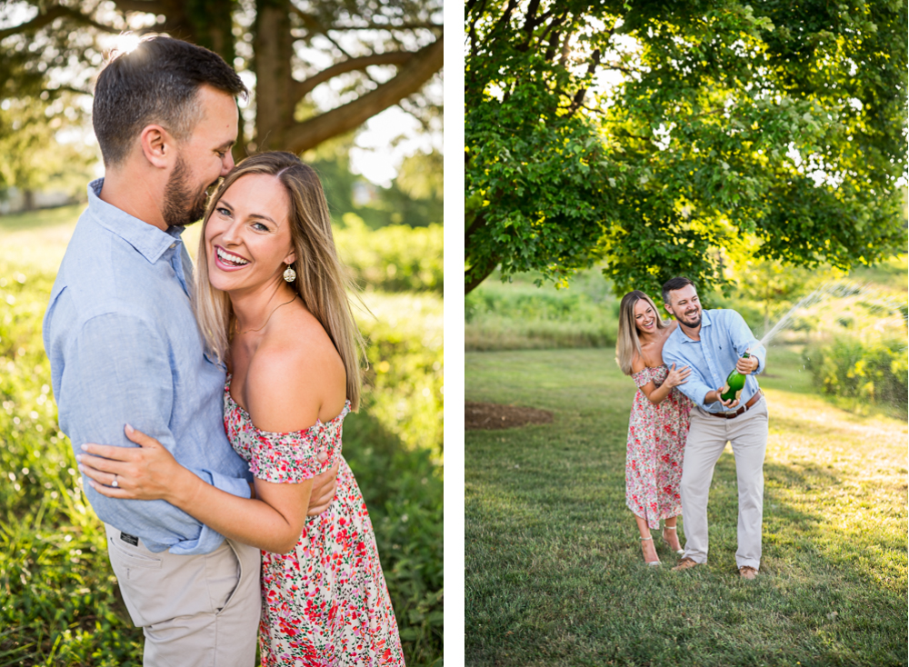 Golden Engagement Session at Boars Head Resort - Hunter and Sarah Photography