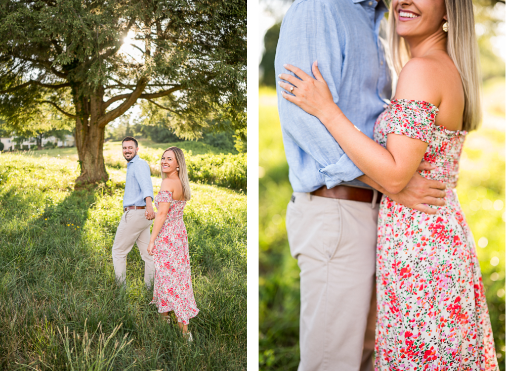 Golden Engagement Session at Boars Head Resort - Hunter and Sarah Photography