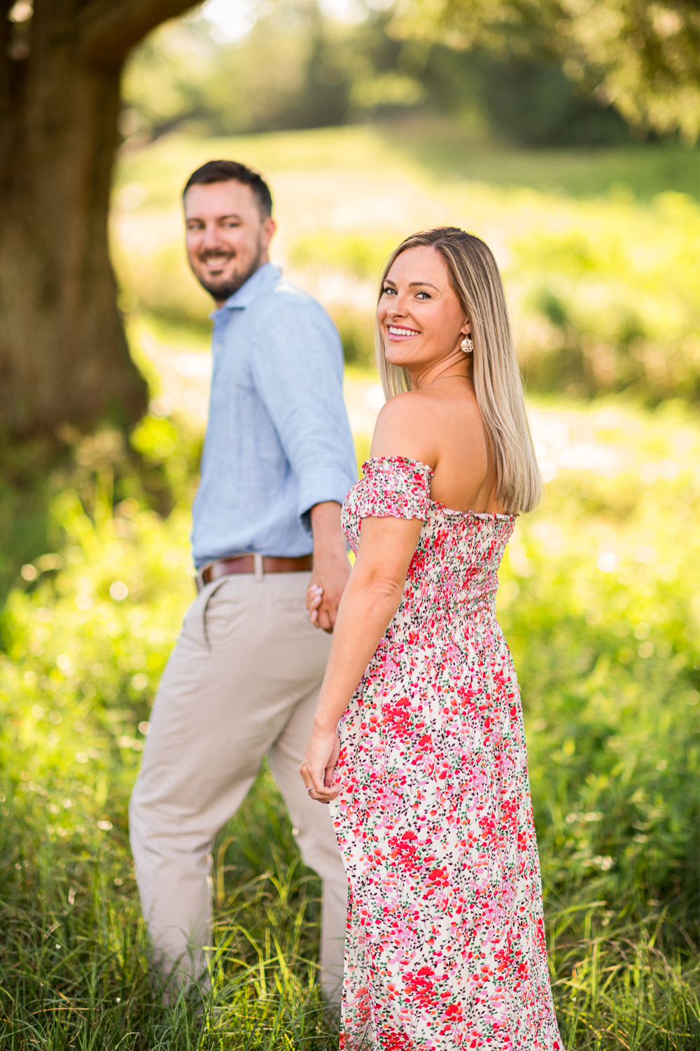 Golden Engagement Session at Boars Head Resort - Hunter and Sarah Photography