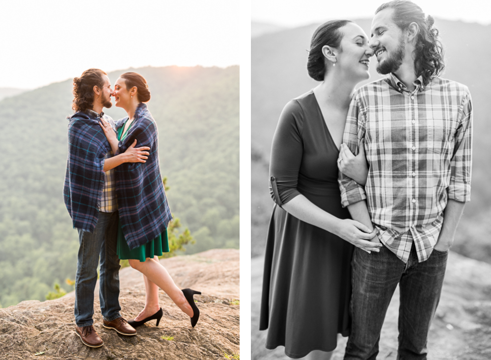 Swing Dancing Engagement Session on the Blue Ridge Parkway - Hunter and Sarah Photography