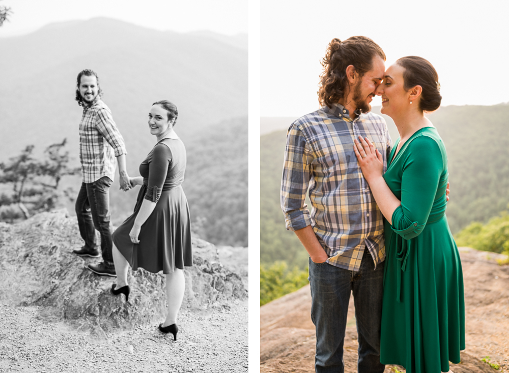 Swing Dancing Engagement Session on the Blue Ridge Parkway - Hunter and Sarah Photography