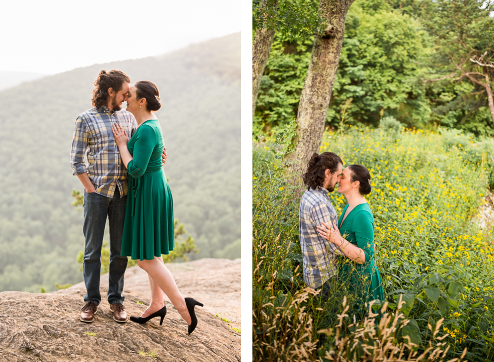 Swing Dancing Engagement Session on the Blue Ridge Parkway - Hunter and Sarah Photography