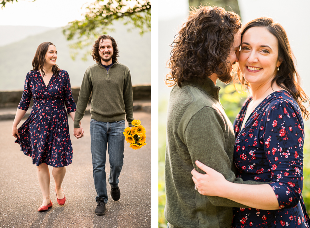 Swing Dancing Engagement Session on the Blue Ridge Parkway - Hunter and Sarah Photography