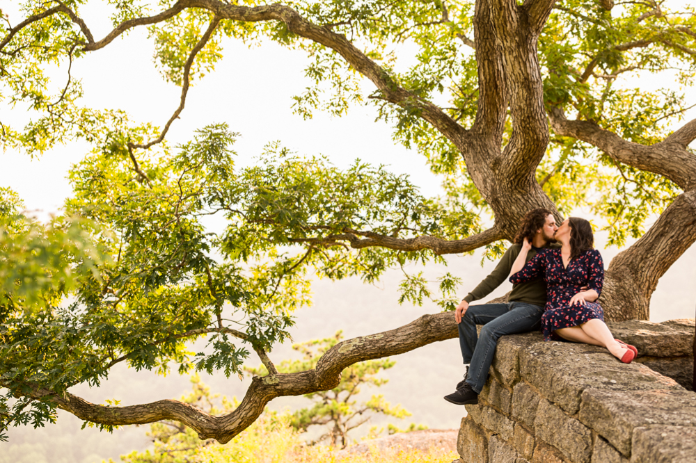 Swing Dancing Engagement Session on the Blue Ridge Parkway - Hunter and Sarah Photography