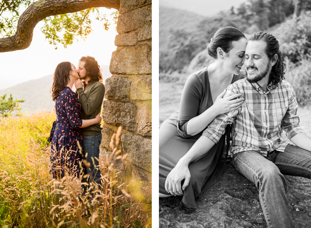 Swing Dancing Engagement Session on the Blue Ridge Parkway - Hunter and Sarah Photography