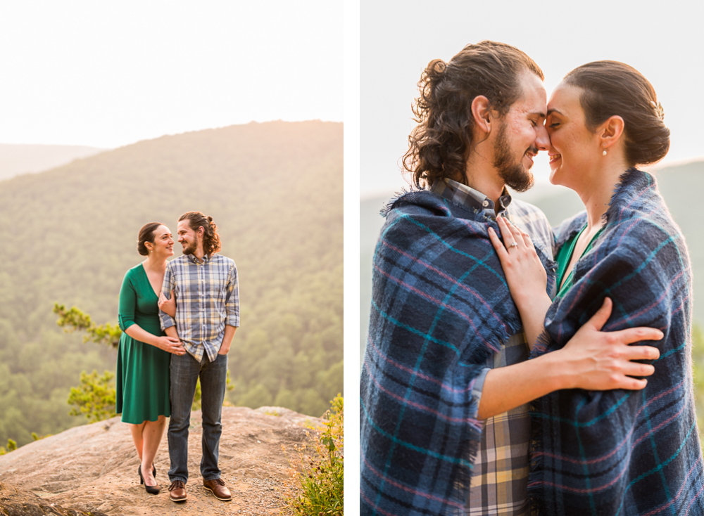 Swing Dancing Engagement Session on the Blue Ridge Parkway - Hunter and Sarah Photography