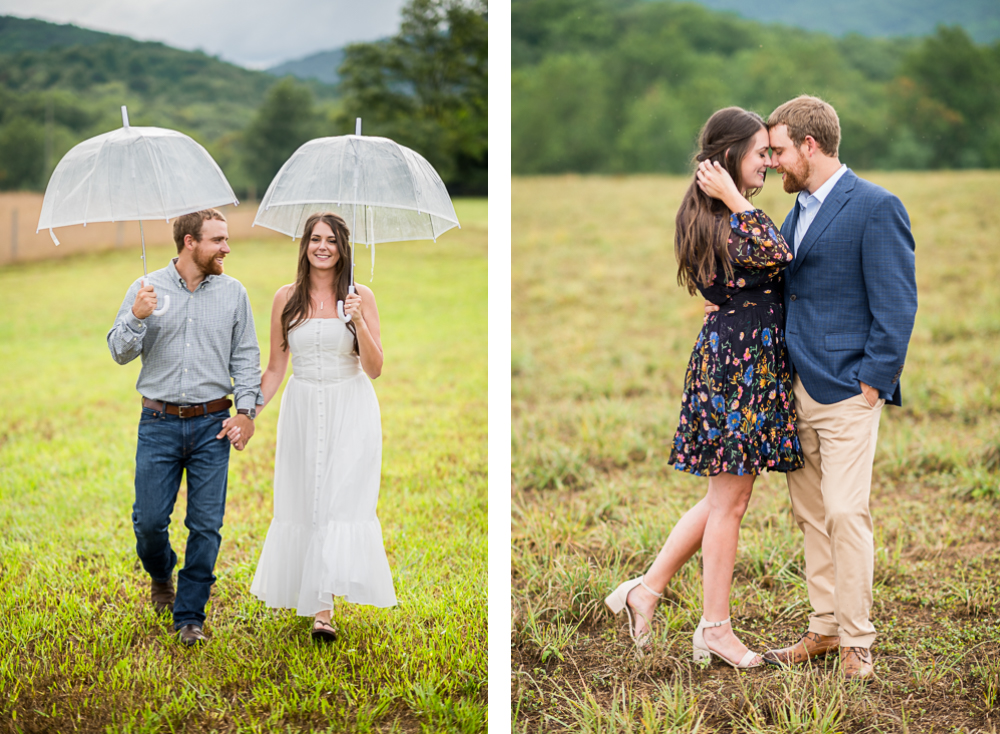 Giggly Country Engagement Session in Free Union - Hunter and Sarah Photography