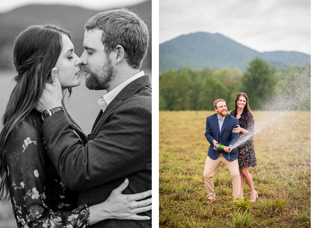 Giggly Country Engagement Session in Free Union - Hunter and Sarah Photography