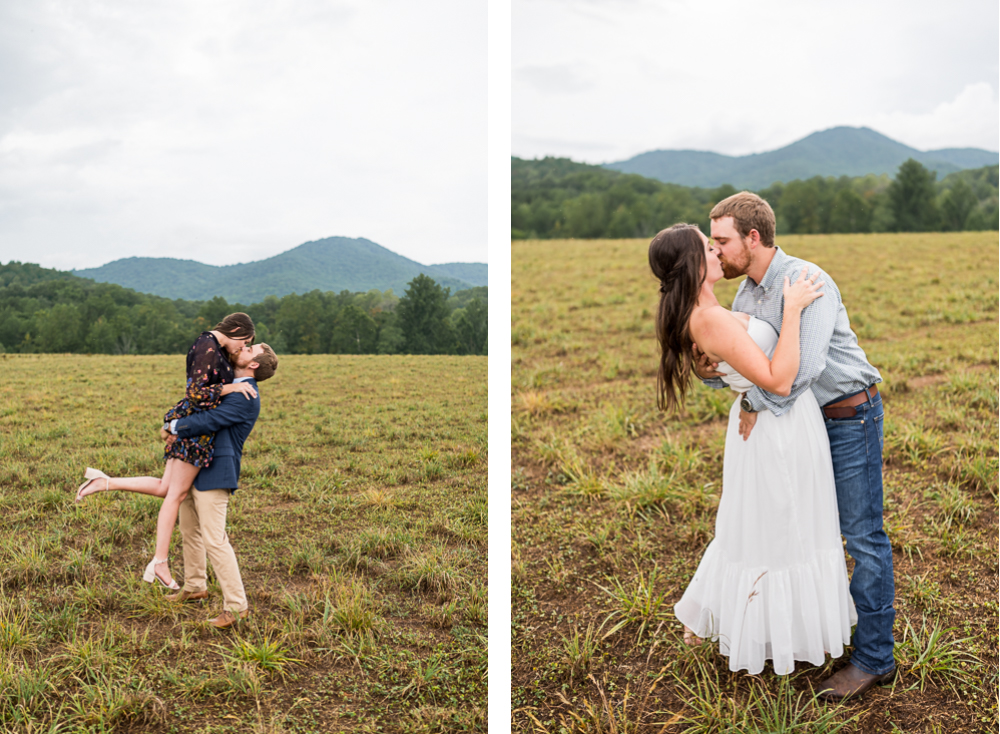 Giggly Country Engagement Session in Free Union - Hunter and Sarah Photography