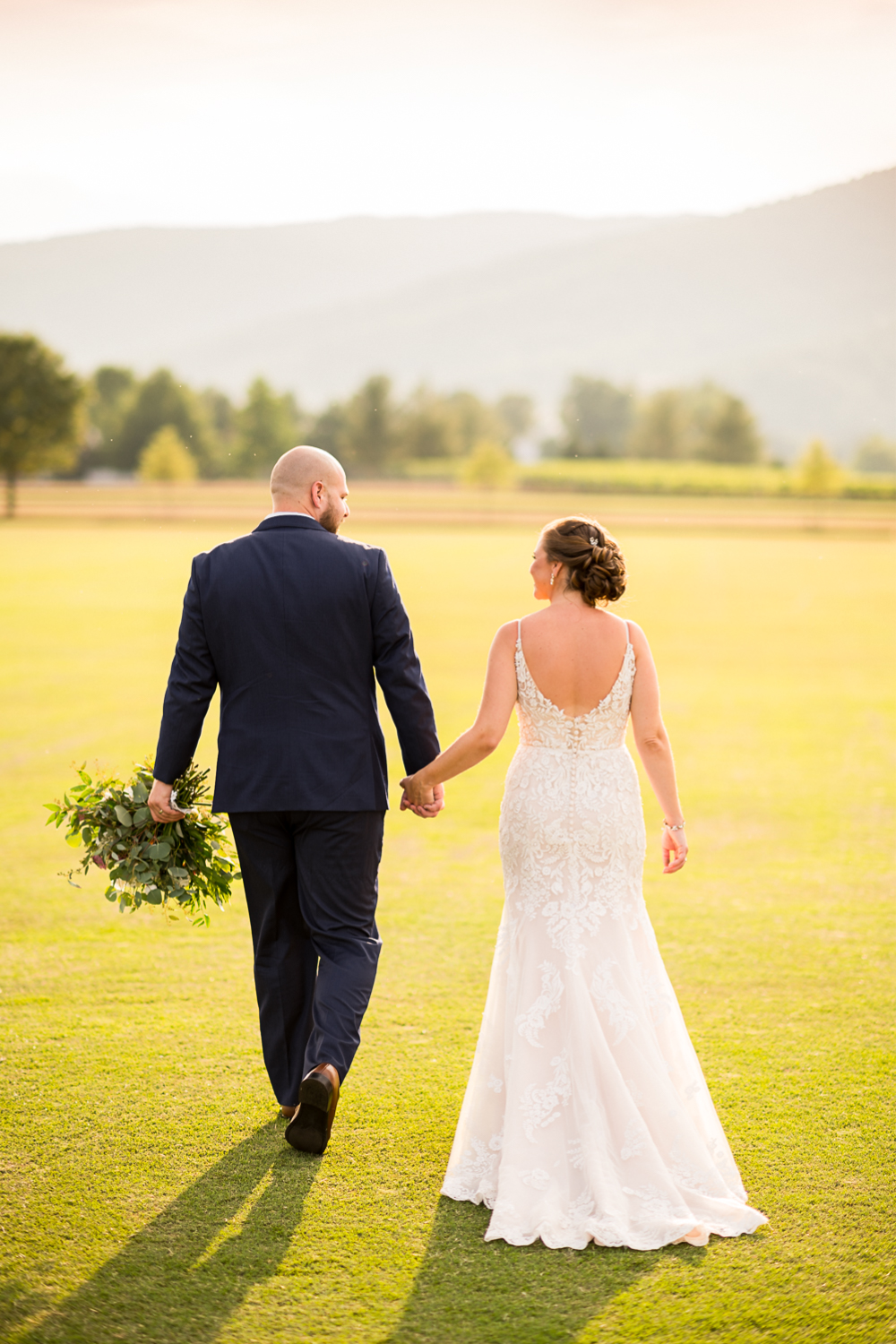 Golden Wedding Celebration at King Family Vineyards and the Downtown Mall - Hunter and Sarah Photography