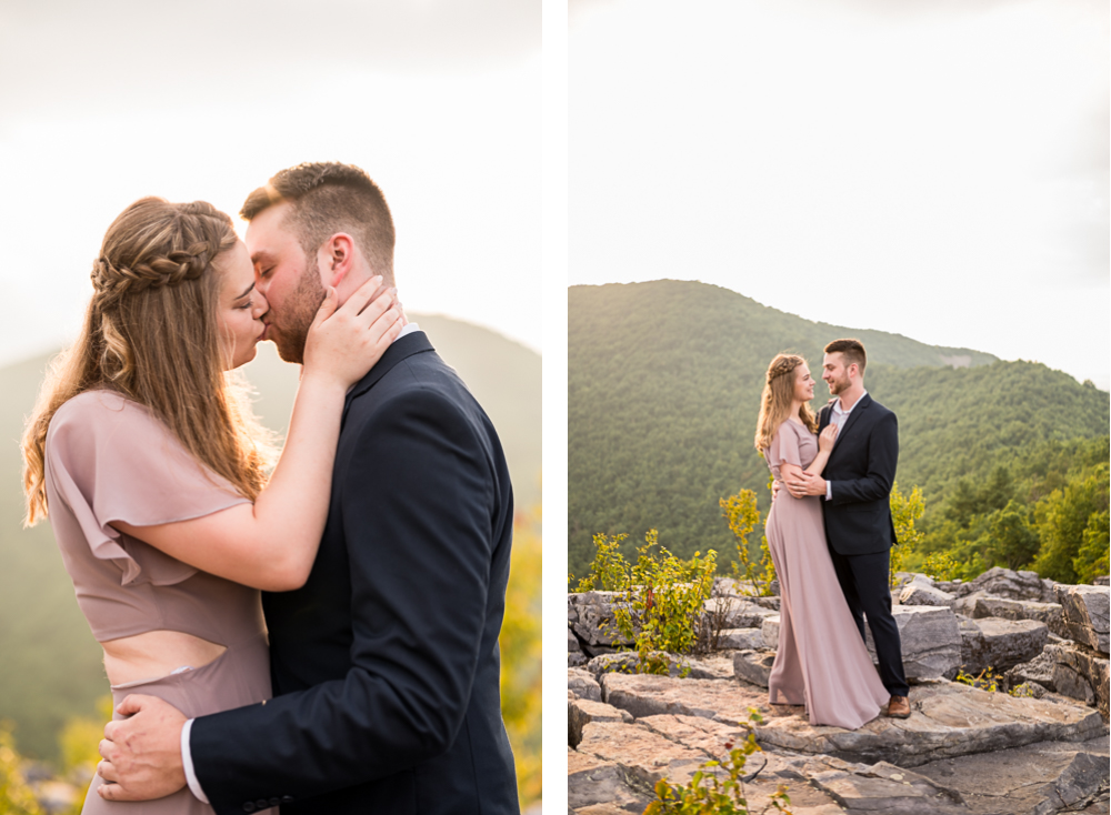 Scenic Overcast Engagement Session in Shenandoah National Park - Hunter and Sarah Photography