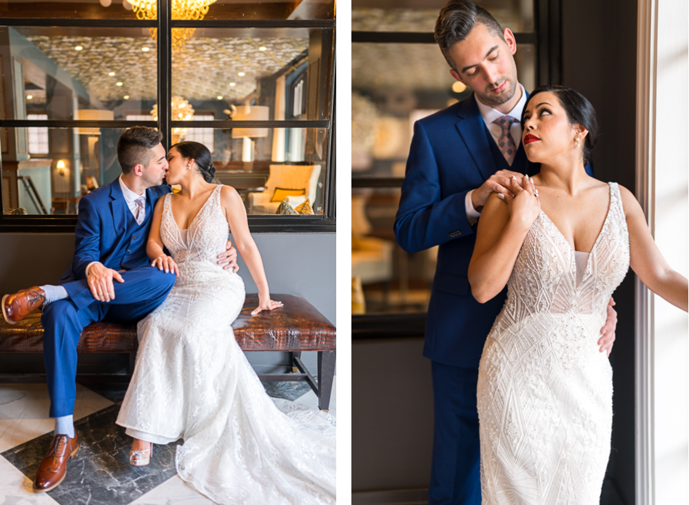 Sultry, Stylish Wedding at The Virginian Hotel in Lynchburg, VA - Hunter and Sarah Photography