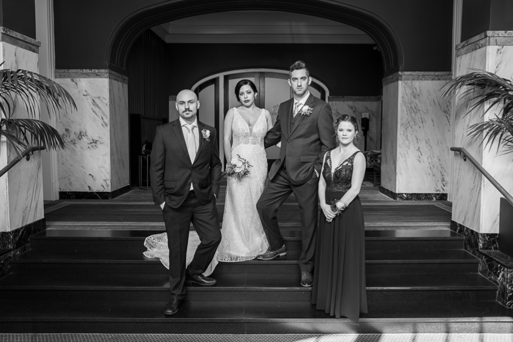 Sultry, Stylish Wedding at The Virginian Hotel in Lynchburg, VA - Hunter and Sarah Photography