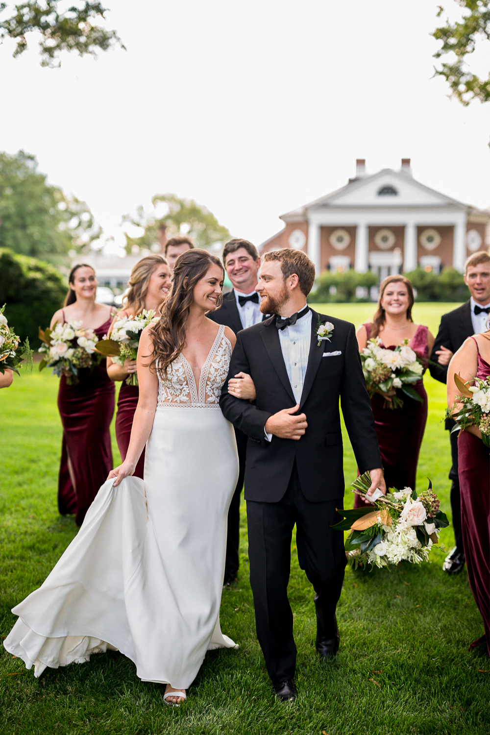 Classy Fall Wedding at Farmington Country Club in Charlottesville - Hunter and Sarah Photography