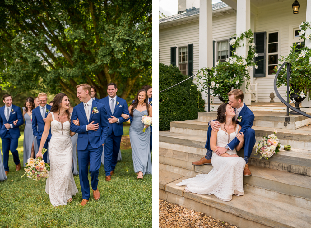 Giggly Mountainous Wedding at Pharsalia - Hunter and Sarah Photography