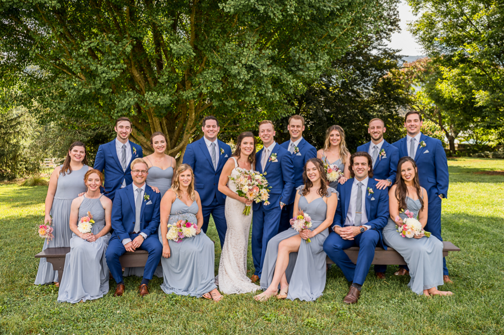 Giggly Mountainous Wedding at Pharsalia - Hunter and Sarah Photography