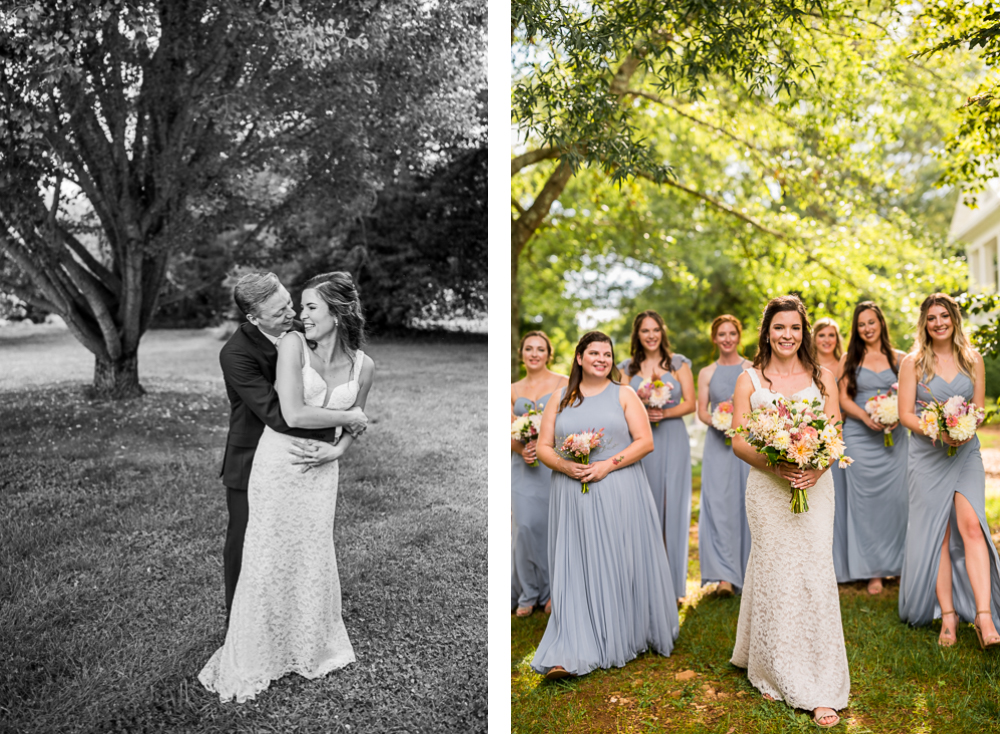 Giggly Mountainous Wedding at Pharsalia - Hunter and Sarah Photography