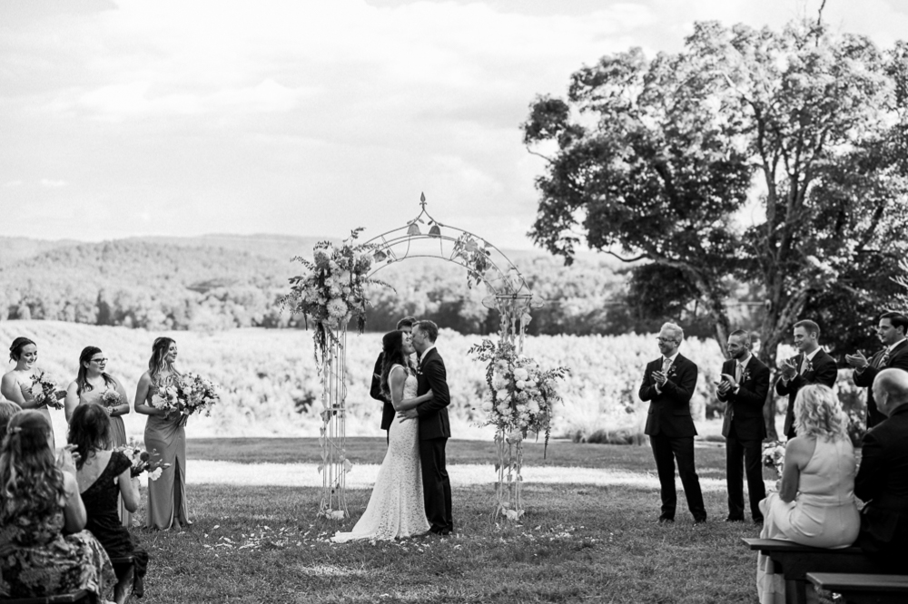 Giggly Mountainous Wedding at Pharsalia - Hunter and Sarah Photography