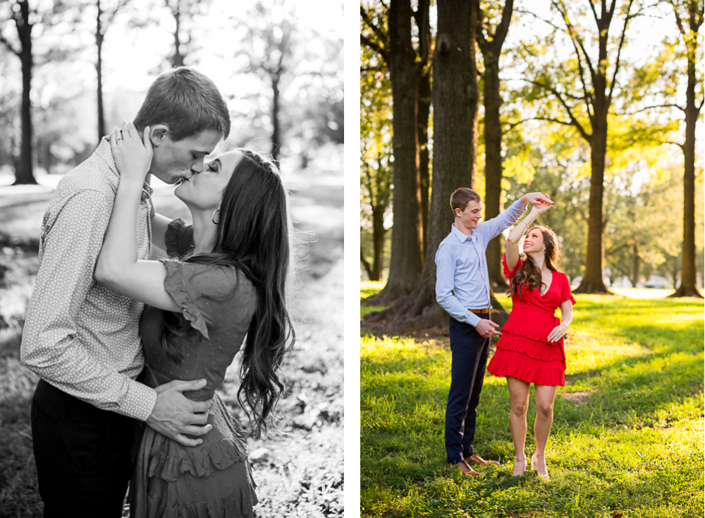 Golden, Giggly Engagement Session on the National Mall in DC - Hunter and Sarah Photography