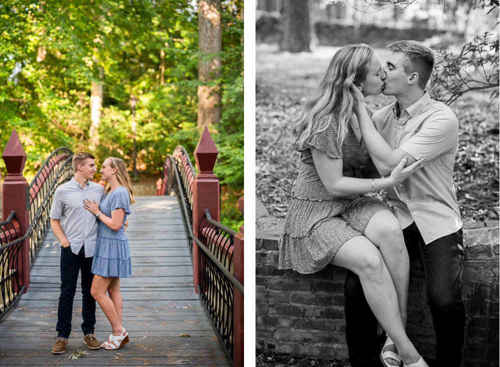 Sun-Kissed Engagement Session at the College of William & Mary - Hunter and Sarah Photography