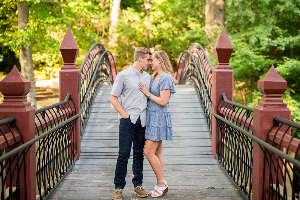 Sun-Kissed Engagement Session at the College of William & Mary - Hunter and Sarah Photography