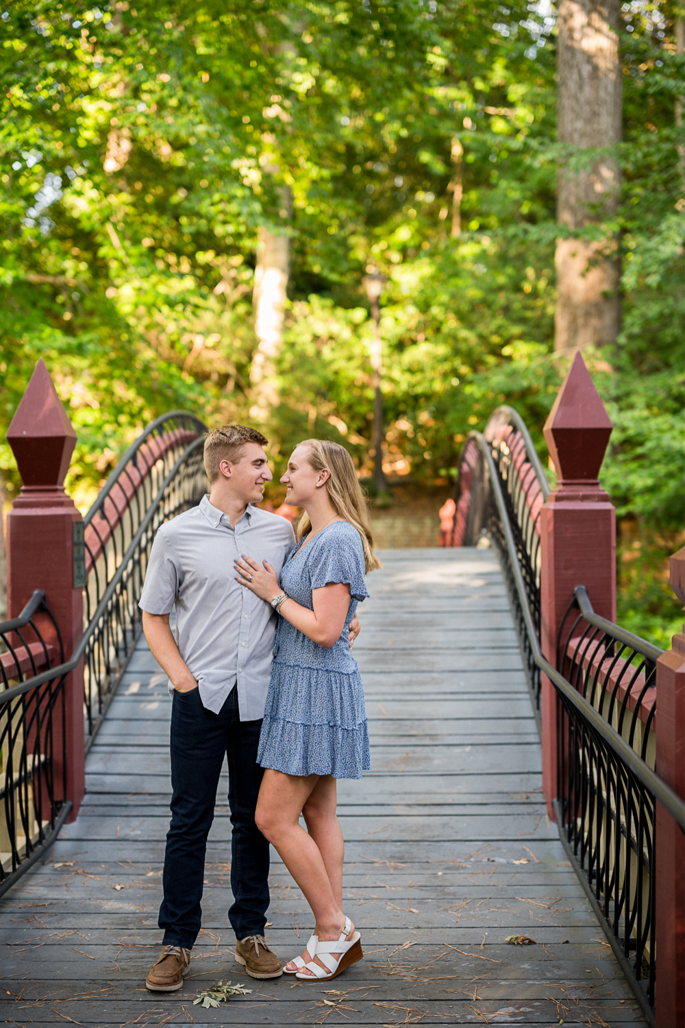 Sun-Kissed Engagement Session at the College of William & Mary - Hunter and Sarah Photography