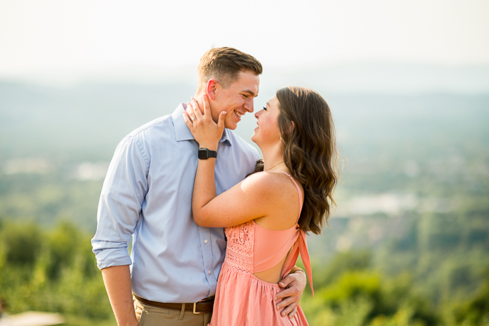 Sunny Surprise Proposal at Carter Mountain Orchard - Hunter and Sarah Photography
