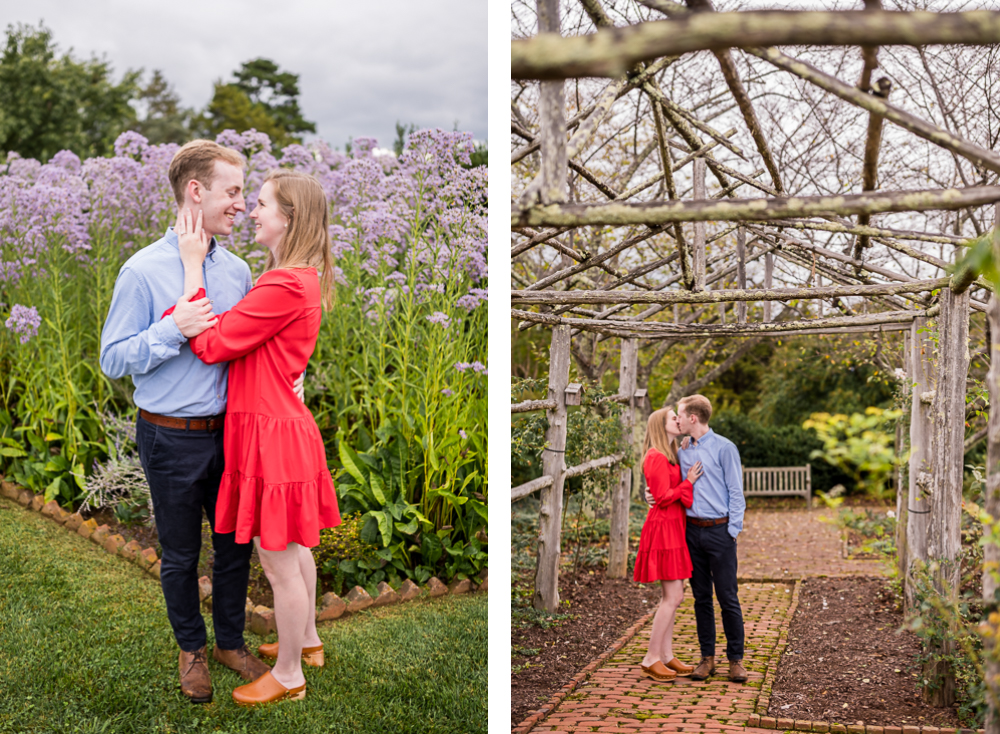 Joyful Garden Proposal in Charlottesville, Virginia - Hunter and Sarah Photography